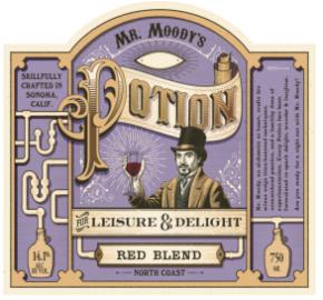 Mr. Moody's Potion - Red Blend label