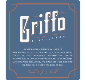 Griffo - Scott Street Gin label