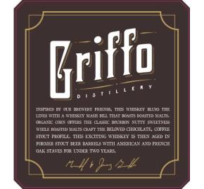 Griffo - Stout Barreled Whiskey label