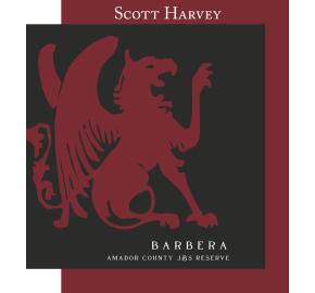 Scott Harvey - Barbera J & S Reserve - Amador County label