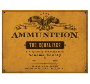 Ammunition - The Equalizer Red Blend label