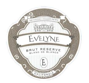 Evelyne Brut Reserve Blanc de Blancs label