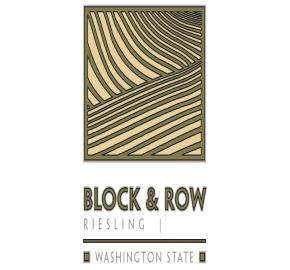 Block and Row - Riesling label