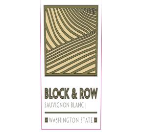 Block and row - Sauvignon blanc label