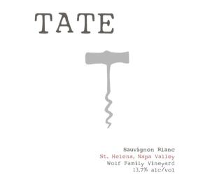 Tate Wine - Yountville - Sauvignon Blanc label