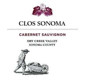 Clos Sonoma - Cabernet Sauvignon label