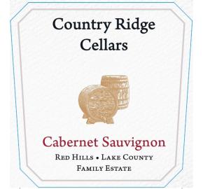 Country Ridge Cellars - Cabernet Sauvignon - Red Hills label