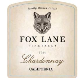 Fox Lane - Chardonnay label