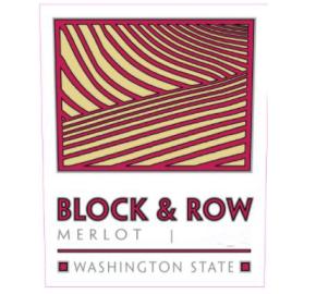 Block and Row - Merlot label