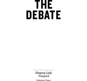The Debate - Cabernet Franc Sleeping Lady label