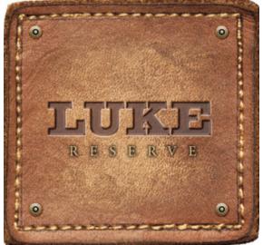 Luke Wines - Syrah Reserve label