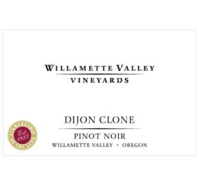 WVV Dijon Clone Pinot Noir label