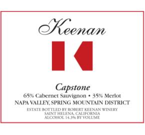 Keenan - Capstone Estate Blend label
