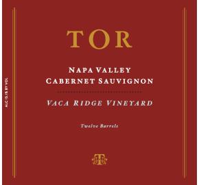 TOR - Cabernet Sauvignon - Vaca Ridge Vineyard label