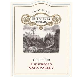 River Walk - Rutherford Red Blend label