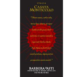 Casata Monticello - Barbera D'Asti Superiore label