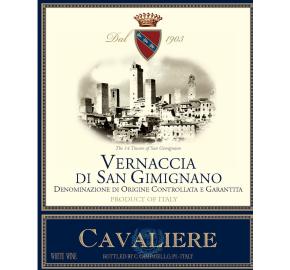 Cavaliere - Vernaccia Di San Gimignano label