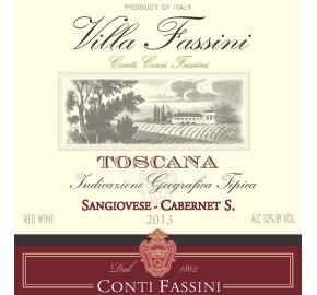 Villa Fassini - Sangiovese Cabernet label