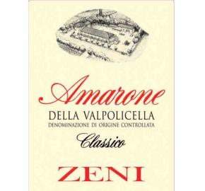 Zeni - Amarone - Della Valpolicella Classico label