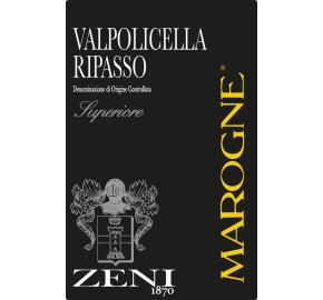 Zeni - Valpolicella Superiore Ripasso Marogne label