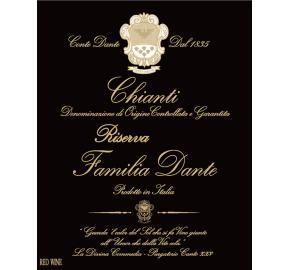 Familia Dante - Chianti Riserva  label