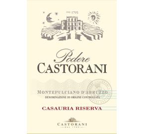 Podere Castorani - Montepulciano D'Abruzzo Casauria Riserva label