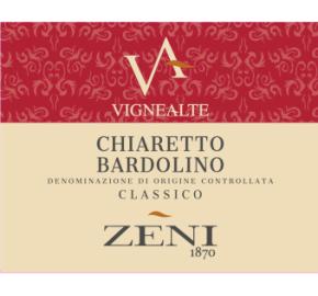 Zeni - Bardolino Chiaretto Classico Vigne Alte Rosé label