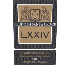 Feudo Croce - Imperio LXXIV - Primitivo di Manduria label