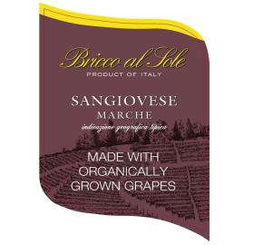 Bricco al Sole - Sangiovese label