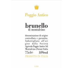 Poggio Antico - Brunello di Montalcino label