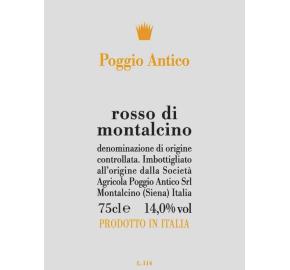 Poggio Antico - Rosso di Montalcino label