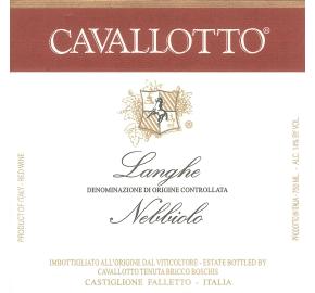 Cavallotto - Nebbiolo label