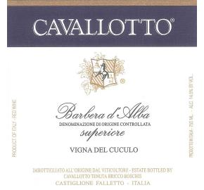 Cavallotto - Barbera d'Alba label