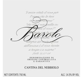 Cantina del Nebbiolo - Barolo label