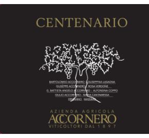 Accornero - Centenario Cabernet Sauvignon label