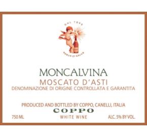 Coppo - Moscato d'Asti - Moncalvina label