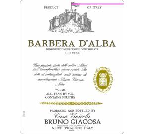 Bruno Giacosa - Barbera D'Alba label