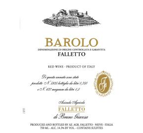 Bruno Giacosa - Barolo Falletto label