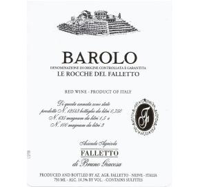 Bruno Giacosa - Barolo Le Rocche Del Falleto label