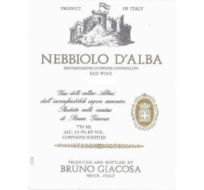 Bruno Giacosa - Nebbiolo D'Alba label