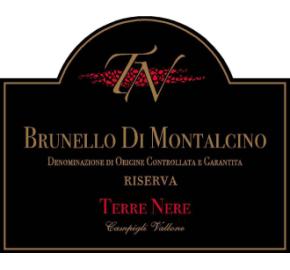 Terre Nere - Brunello di Montalcino Riserva - Campigli Vallone label