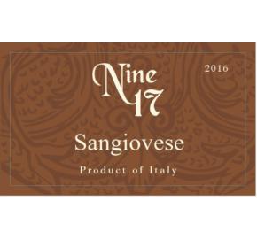 Nine 17 - Sangiovese label