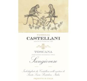 Famiglia Castellani - Collesano - Sangiovese label