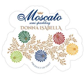 Donna Isabella - Moscato label