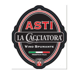 La Cacciatora - Asti Vino Spumante label
