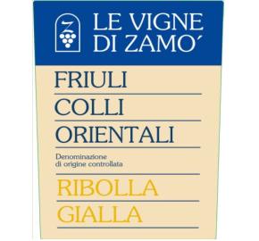 Le Vigne di Zamo - Ribolla Gialla di Rosazzo - Colli Orientali label