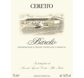 Ceretto - Barolo DOCG label