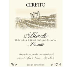 Ceretto - Barolo - Brunate label