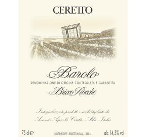 Ceretto - Barolo DOCG - Bricco Rocche label