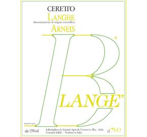 Ceretto - Arneis Langhe Blange label